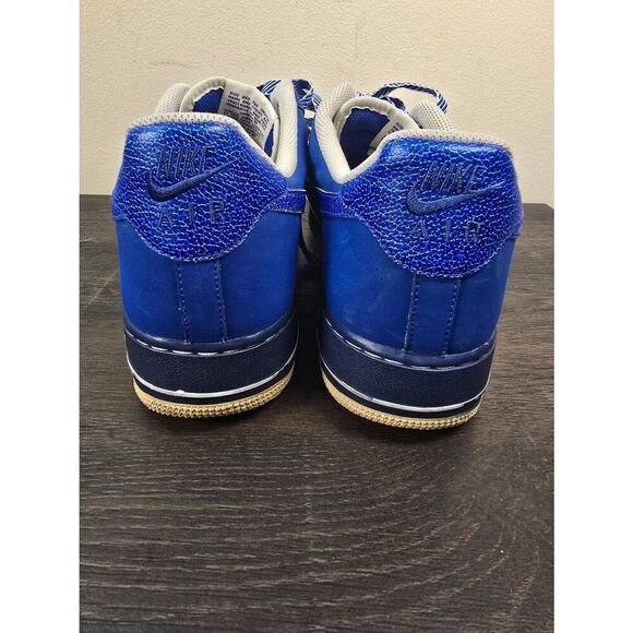 Nike Air Force 1  Game Royal White Men\'s Size 13 488298-422 2013 Rare main image 5